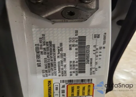 2014 Ford Fusion Se from USA, damaged, VIN 3FA6P0HDXER201026